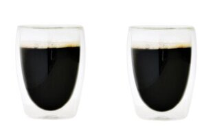 MPL borosilikatinio dvigubo stiklo stiklinės - puodeliai Coffee, 200 ml, 2 vnt kaina ir informacija | Taurės, puodeliai, ąsočiai | pigu.lt