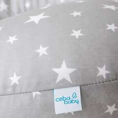Maitinimo pagalvė CebaBaby, MULTI (190x35), Milky Way kaina ir informacija | Maitinimo pagalvės | pigu.lt