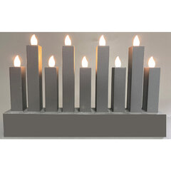 Dekoracija žvakidė 9 LED, šiltai balta, RETLUX 374 kaina ir informacija | Kalėdinės dekoracijos | pigu.lt