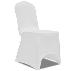 Kėdžių užvalkalai, 24vnt., balti kaina ir informacija | Baldų užvalkalai | pigu.lt