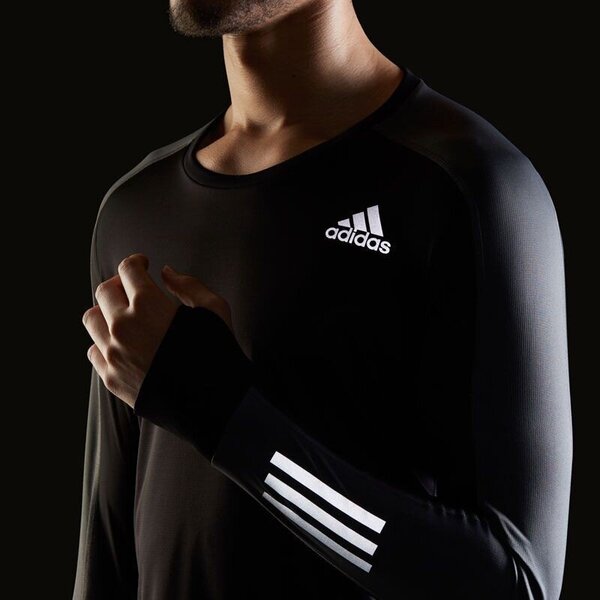 adidas own the run long sleeve tee