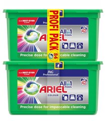Ariel skalbimo kapsulės Professional Colour, 84 vnt kaina ir informacija | Skalbimo priemonės | pigu.lt