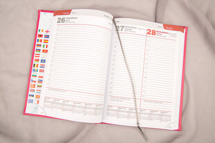 Darbo knyga 2023, A5 "Kiekviena diena pripildyta grožio", rožinė spalva kaina ir informacija | Kalendoriai, darbo knygos | pigu.lt