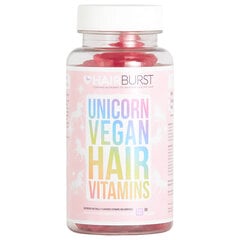Veganiški guminukai plaukams HairBurst Unicorn Vegan, 60 kapsulių kaina ir informacija | Vitaminai, maisto papildai, preparatai grožiui | pigu.lt
