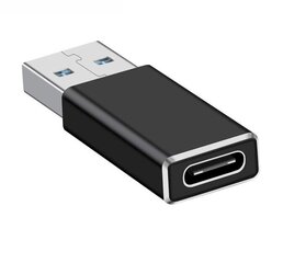 Universalus OTG adapteris Fusion USB 3.0 - C tipo 3.1, juodas kaina ir informacija | Adapteriai, USB šakotuvai | pigu.lt