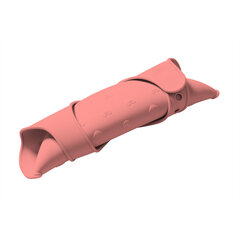 BabyOno seilinukas silikoninis, rožinis, širdelės, 829/04 kaina ir informacija | Seilinukai | pigu.lt