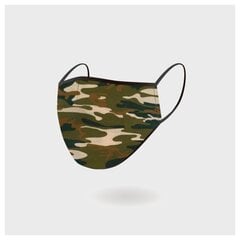 Daugkartinė kaukė WDX Mask, camouflage kaki kaina ir informacija | Pirmoji pagalba | pigu.lt