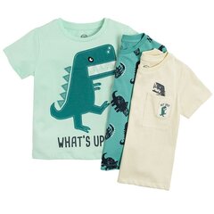 Cool Club marškinėliai trumpomis rankovėmis berniukams, 3 vnt., CCB2210598-00 kaina ir informacija | Marškinėliai berniukams | pigu.lt