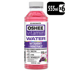 Vitaminizuotas vanduo OSHEE su mineralais, 555 ml x 6 kaina ir informacija | Gaivieji gėrimai | pigu.lt