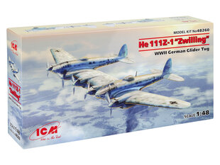 Klijuojamas Modelis ICM 48260 He 111Z-1 Zwilling 1/48 kaina ir informacij
