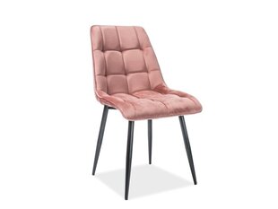4-ių kėdžių komplektas Signal Meble Chic, rožinis