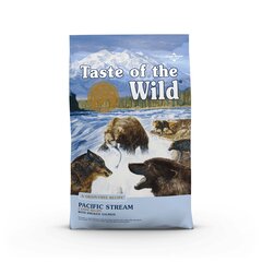 Taste of the Wild Pacific Stream sausas begrūdis šunų maistas su lašiša, 12.2 kg kaina ir informacija | Sausas maistas šunims | pigu.lt