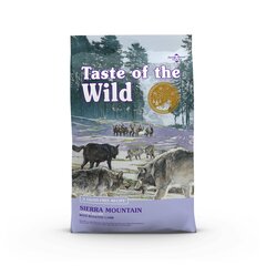 Taste of the Wild Sierra Mountain sausas begrūdis šunų maistas su ėriena, 12.2 kg kaina ir informacija | Sausas maistas šunims | pigu.lt