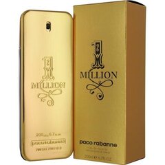 Мужская парфюмерия 1 Million Edt Paco Rabanne EDT: Емкость - 200 ml цена и информация | Мужские духи | pigu.lt