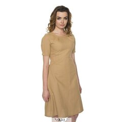 Kreminė medvilnės suknelė VSV8MKR01 kaina ir informacija | Suknelės | pigu.lt