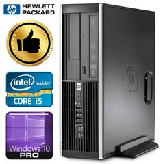 HP 8100 Elite SFF i5-650 8GB 120SSD+1TB DVD WIN10PRO/W7P [refurbished] цена и информация | Стационарные компьютеры | pigu.lt