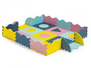 Коврик-головоломка со стенками Ecotoys 121,5 х 121,5 см, 25 д. цена и информация | Развивающие коврики | pigu.lt