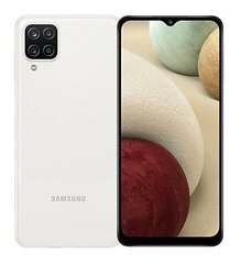 Samsung Galaxy A12, 32GB, Dual SIM, White kaina ir informacija | Mobilieji telefonai | pigu.lt