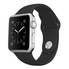 Apyrankė Apple Watch 42mm Sport Strap S/M -M/L, juodas kaina ir informacija | Išmaniųjų laikrodžių ir apyrankių priedai | pigu.lt