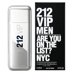 Мужская парфюмерия 212 Vip Carolina Herrera EDT: Емкость - 100 ml цена и информация | Мужские духи | pigu.lt