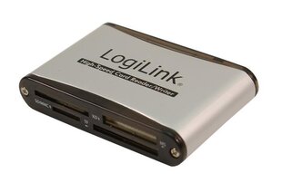 Universalus atminties kortelių skaitytuvas LogiLink 56in1, USB2.0 kaina ir informacija | Adapteriai, USB šakotuvai | pigu.lt