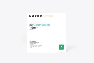 Lakštai modelių gamybai Mayku Clear Sheets, 20 vnt kaina ir informacija | Aplikacijos, papuošimai, lipdukai | pigu.lt