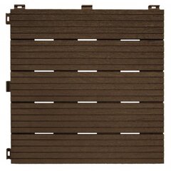 Плитка для балконов и террас Cosmopolitan Eco 30x30 см, коричневая цена и информация | Террасный пол | pigu.lt