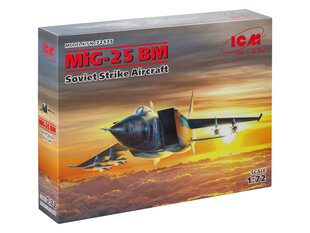 Klijuojamas Modelis ICM 72175 MiG-25 BM 1/72 kaina ir informacija | Klijuojami modeliai | pigu.lt