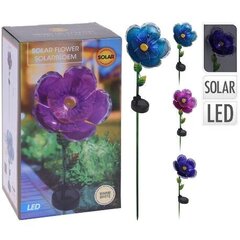 Светящаяся садовая декорация на солнечной батарее Цветок цена и информация | Декорации для сада | pigu.lt