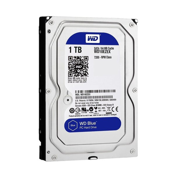 HDD vidinis kietasis diskas Western Digital WD10EZEX Caviar 1TB SATA 7200RPM 64MB kaina pigu.lt