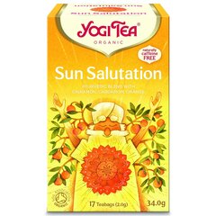 Yogi Tea Prieskoninė arbata Sun Salutation, ekologiška, 17 pakelių kaina ir informacija | Arbata | pigu.lt