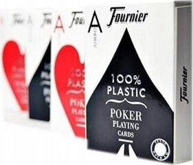 Fournier 2800 pokerio kortos, raudonos kaina ir informacija | Azartiniai žaidimai, pokeris | pigu.lt