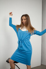 Suknelė moterims Utenos trikotažas, mėlyna kaina ir informacija | Suknelės | pigu.lt