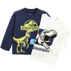 Cool Club marškinėliai ilgomis rankovėmis berniukams Juros periodo pasaulis (Jurassic World), 2 vnt., LCB2311469-00 kaina ir informacija | Cool Club marškinėliai ilgomis rankovėmis berniukams Juros periodo pasaulis (Jurassic World), 2 vnt., LCB2311469-00 | pigu.lt