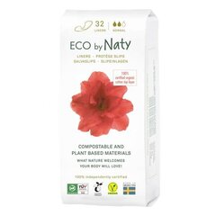 Higieniniai įklotai Eco by Naty Normal, 32 vnt. kaina ir informacija | Tamponai, higieniniai paketai, įklotai | pigu.lt
