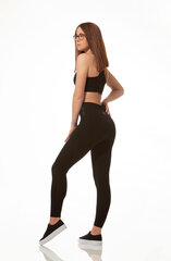 Sportinės tamprės moterims Stark Soul® women high waist sport leggings, juodos kaina ir informacija | Sportinė apranga moterims | pigu.lt