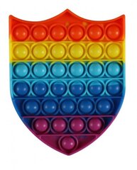 Silikoninis žaislas Pop It Shield Tie Dye Classic kaina ir informacija | Stalo žaidimai, galvosūkiai | pigu.lt