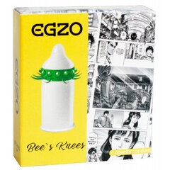 EGZO prezervatyvas Bee&#039;s Knees (minkštas) 1 vnt. kaina ir informacija | Prezervatyvai | pigu.lt