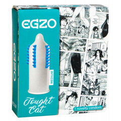 EGZO prezervatyvas Tough Cat (vidutinis) 1 vnt. kaina ir informacija | Prezervatyvai | pigu.lt