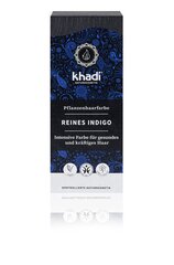 Augaliniai plaukų dažai Khadi 100 g, Grynas Indigo (melsvai juoda) kaina ir informacija | Plaukų dažai | pigu.lt