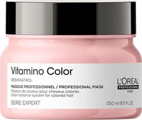 Kaukė dažytiems plaukams L’Oreal Professionnel Serie Expert Vitamino Color 250 ml kaina ir informacija | Priemonės plaukų stiprinimui | pigu.lt