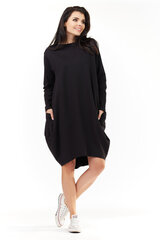 Moteriška suknelė, juodos spalvos 907071222 kaina ir informacija | Suknelės | pigu.lt