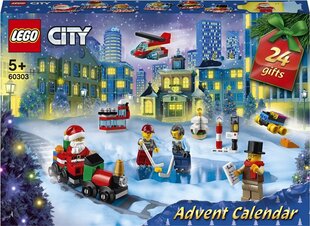 60303 LEGO® City advento kalendorius kaina ir informacija | Konstruktoriai ir kaladėlės | pigu.lt