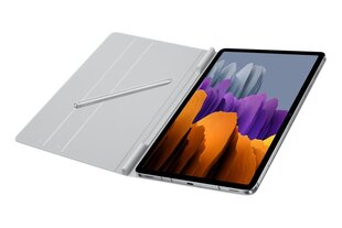 Book Cover for Samsung Galaxy Tab S7, Light Gray kaina ir informacija | Planšečių, el. skaityklių dėklai | pigu.lt