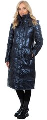 Rino&Pelle moteriškas žieminis paltas LAXON 907166001, tamsiai mėlynas kaina ir informacija | Paltai moterims | pigu.lt
