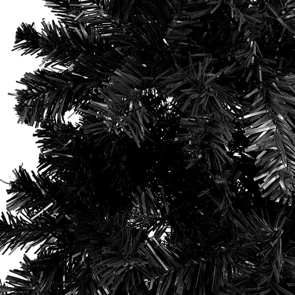 Siauria Kalėdų eglutė, juodos spalvos, 180cm internetu