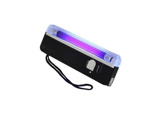 Ультрафиолетовая лампа для проверки банкнот с LED фонариком цена и информация | Детекторы денежных купюр | pigu.lt