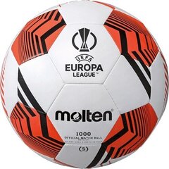 Futbolo kamuolys Molten UEFA Europa League F1U1000-12 replica, 1 dydis kaina ir informacija | Futbolo kamuoliai | pigu.lt