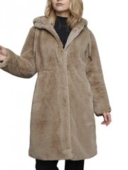 Rino & Pelle moteriškas žieminis paltas, smėlio spalvos kaina ir informacija | Paltai moterims | pigu.lt