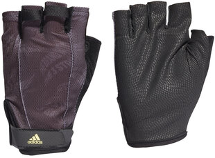 Treniruočių pirštinės Adidas 4Athlts Glove Gr Black GS4869, juodos kaina ir informacija | Treniruočių pirštinės | pigu.lt